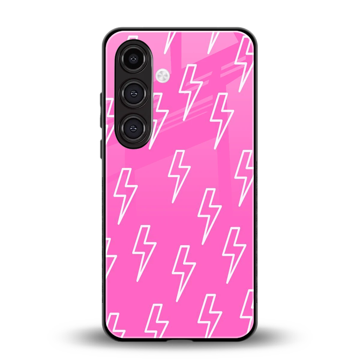 Lightning Pink back phone cover | glass case for samsung galaxy s24