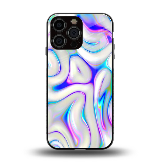 Lilac Drift back phone cover | glass case for iphone 14 pro max