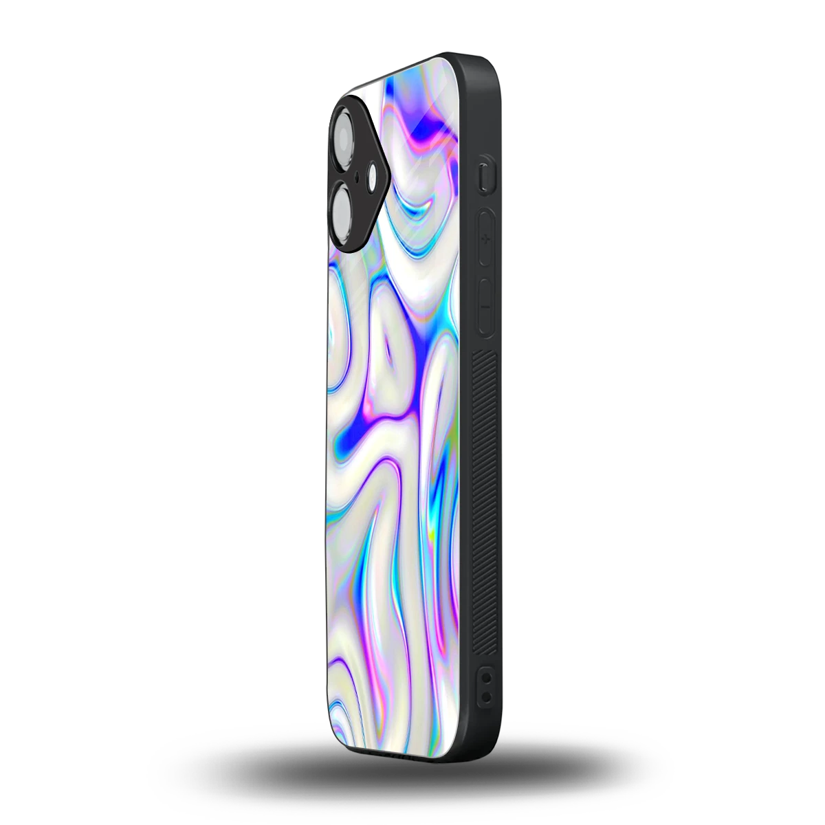 Lilac Drift iphone 16 plus mobile cover | shockproof glass phone case