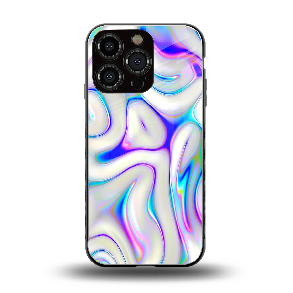 Lilac Drift back phone cover | glass case for iphone 16 pro