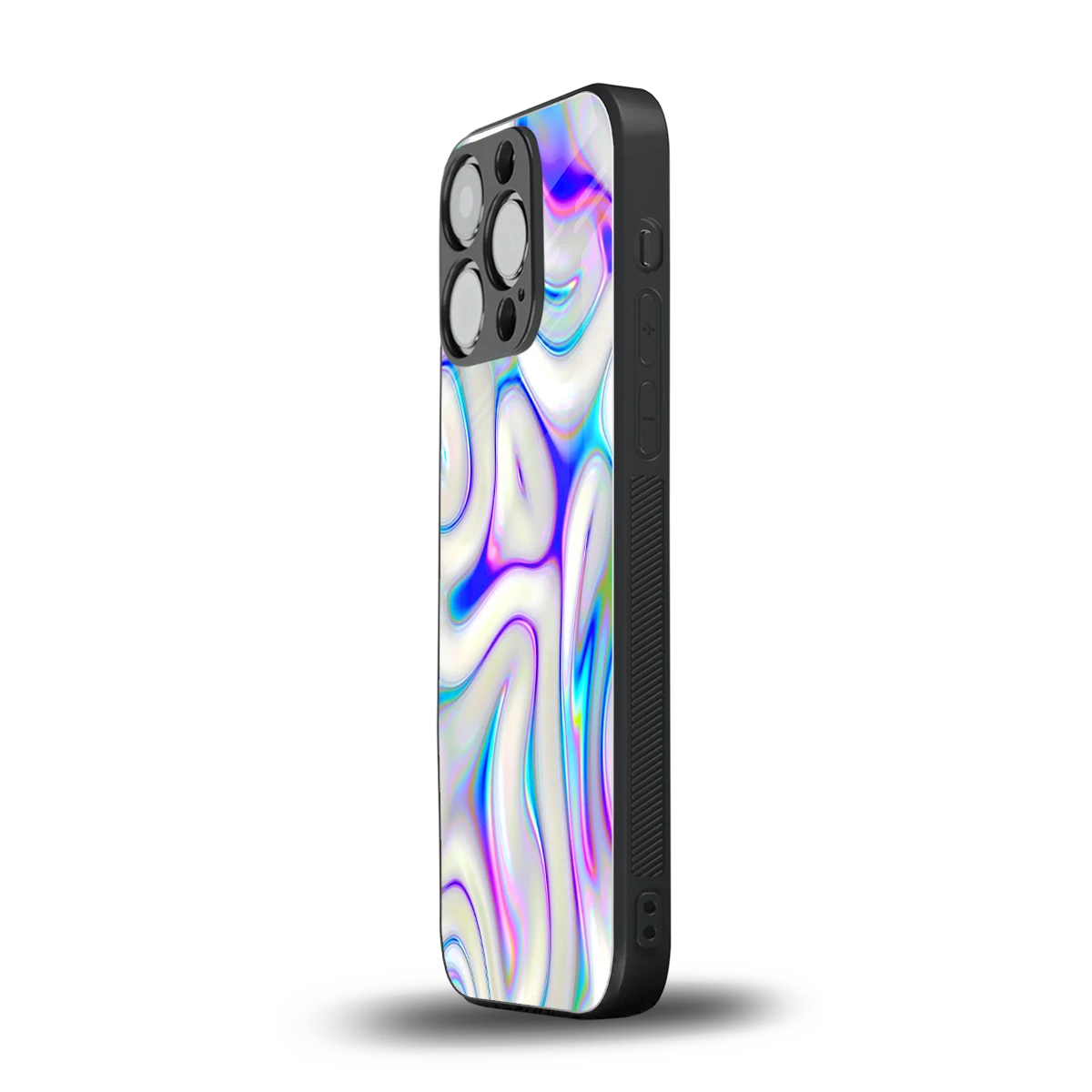 Lilac Drift iphone 16 pro mobile cover | shockproof glass phone case