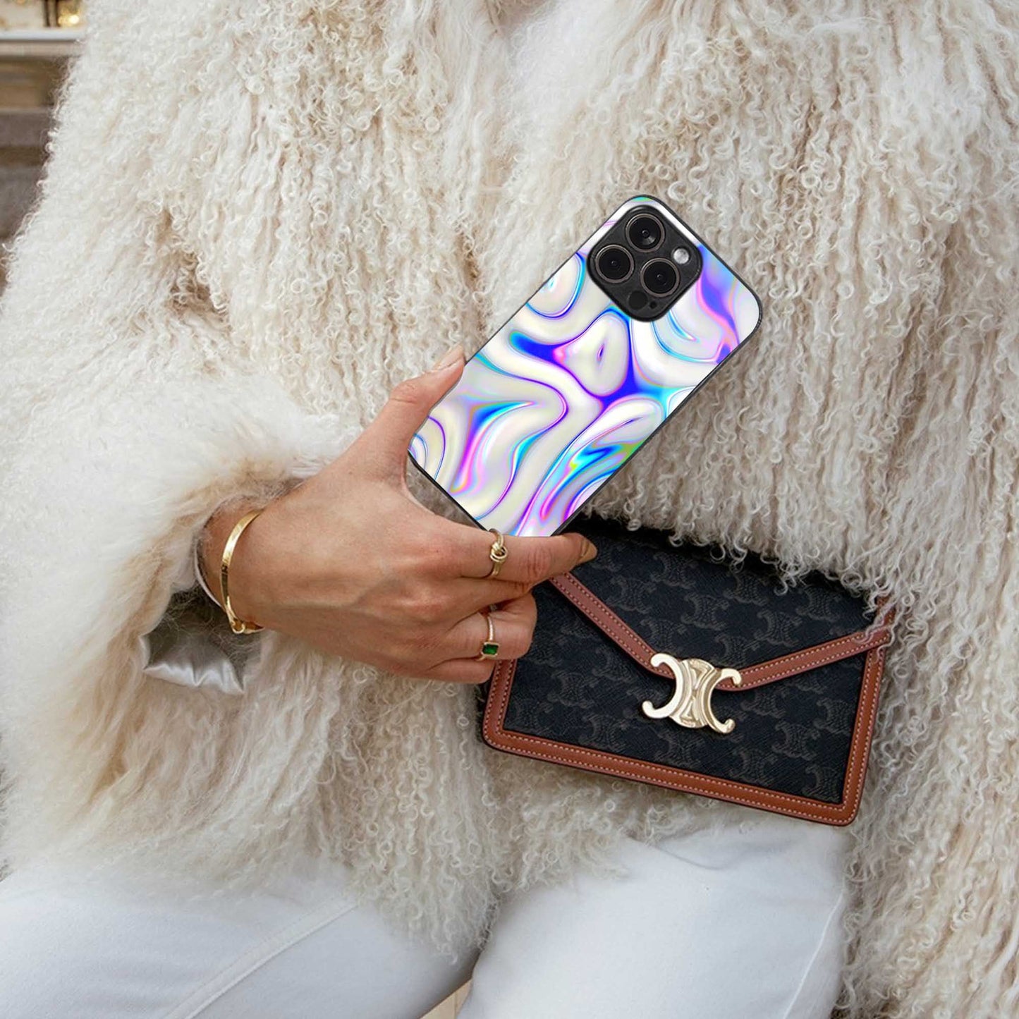 Lilac Drift Phone Case for Iphone 16 | Glass Case