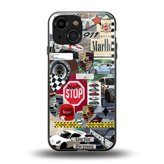 Limitless Ride back phone cover | glass case for iphone 13 mini