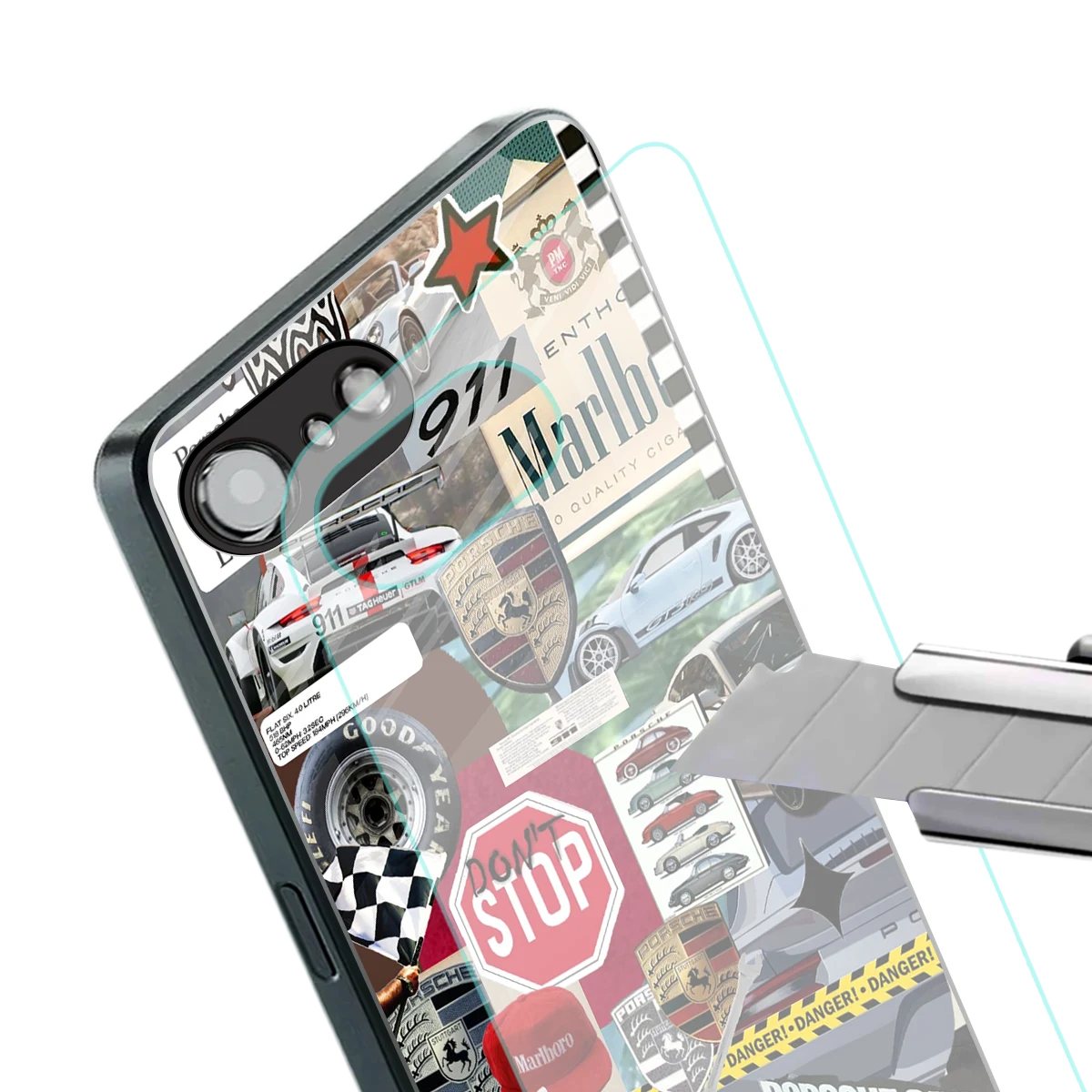 Limitless Ride stylish phone case for iphone 16e | glossy glass and slim fit