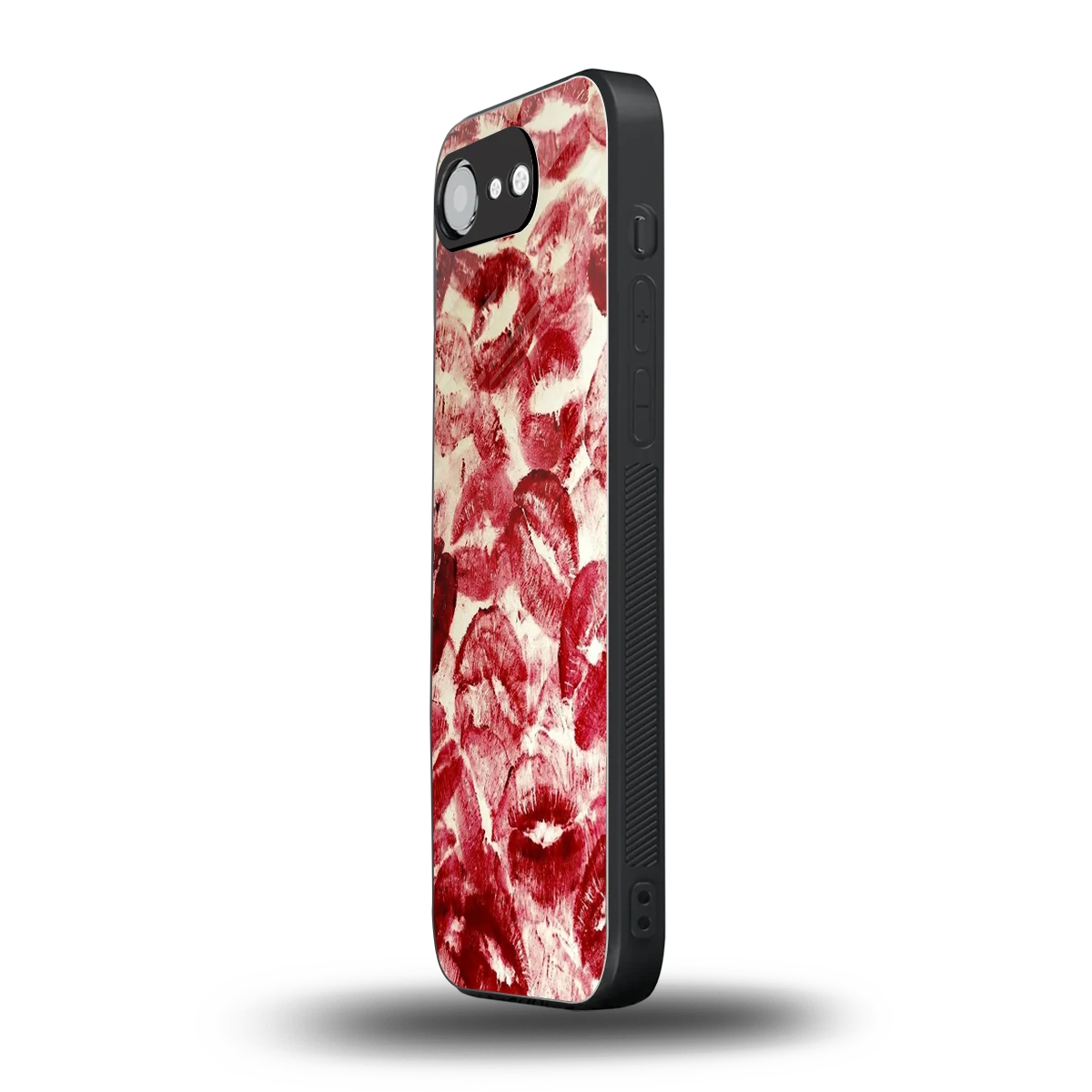 Lip Glam iphone 16e mobile cover | shockproof glass phone case