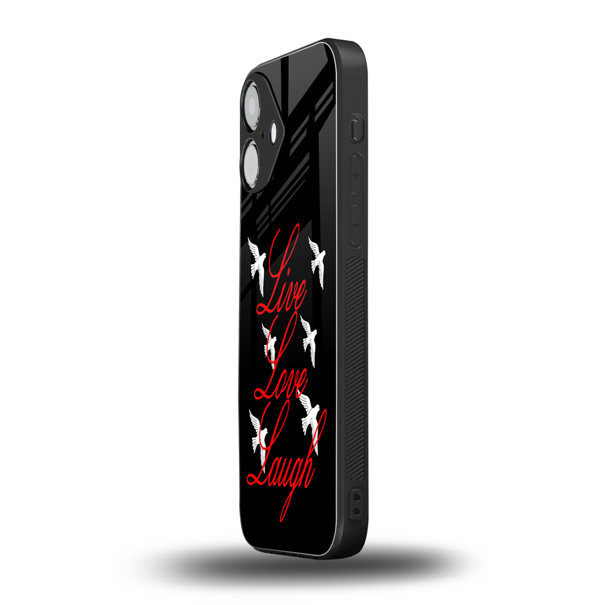 Live Love Laugh Phone Case for Iphone 16 | Glass Case