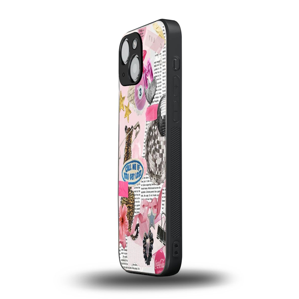 Lost Call iphone 13 mini mobile cover | shockproof glass phone case