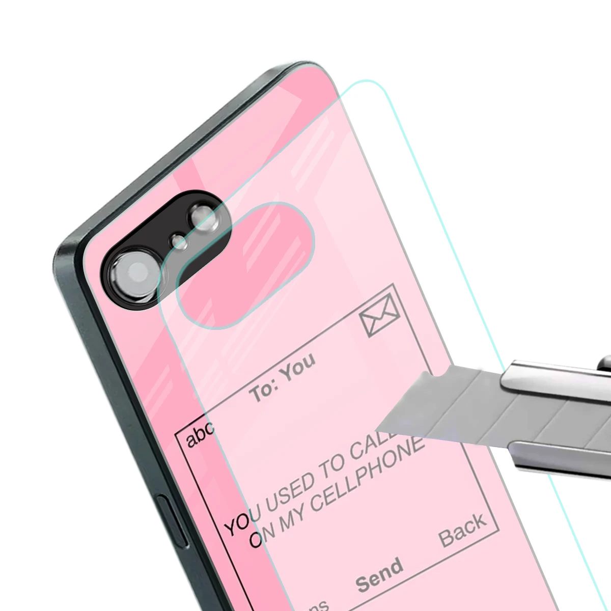 Lost Connection stylish phone case for iphone 16e | glossy glass and slim fit