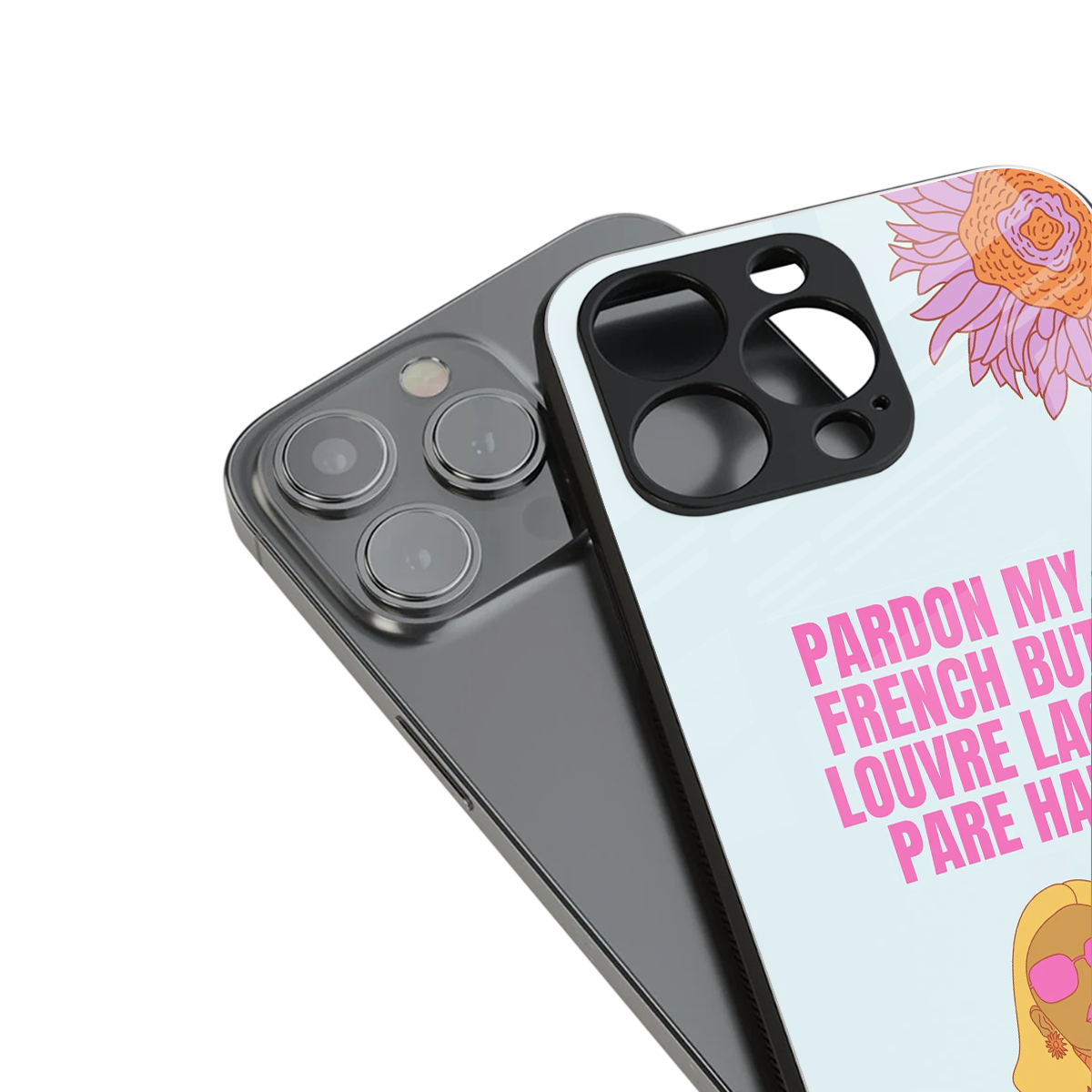 Louvre Lage Pade Hai Phone Case for Iphone 16 | Glass Case
