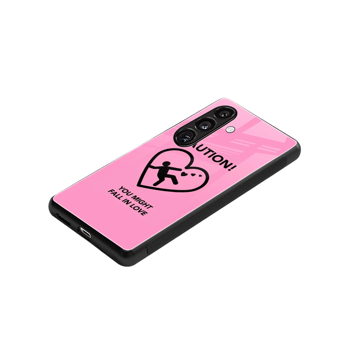 Love Ahead stylish phone case for samsung galaxy s24 | glossy glass and slim fit
