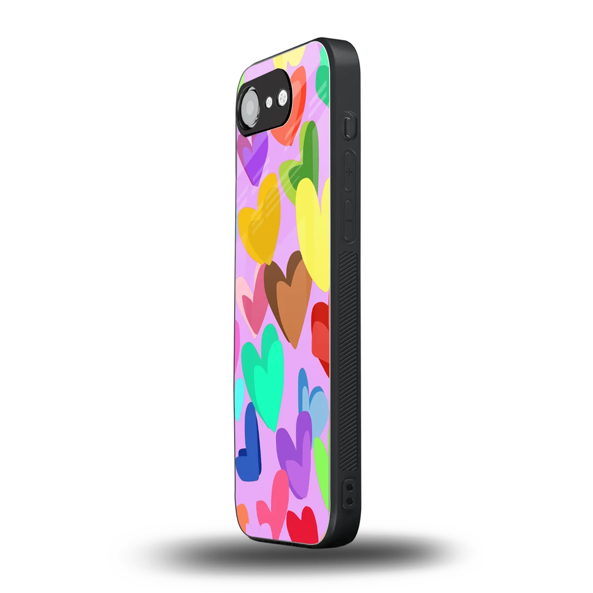 Love Spectrum iphone 16e mobile cover | shockproof glass phone case