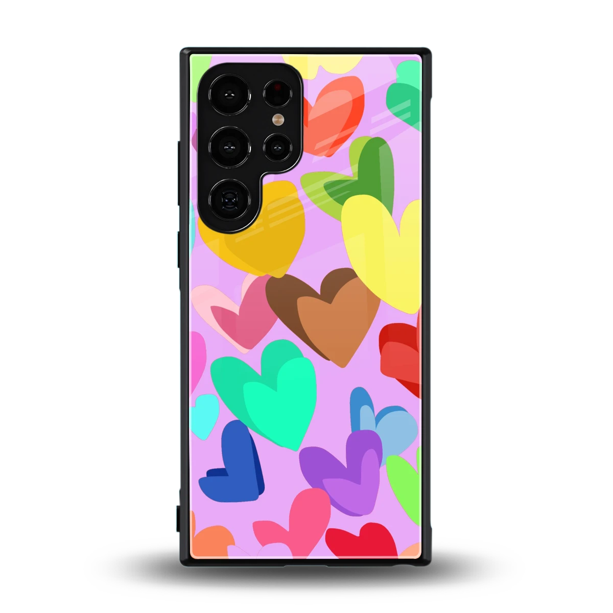Love Spectrum back phone cover | glass case for samsung galaxy s24 ultra