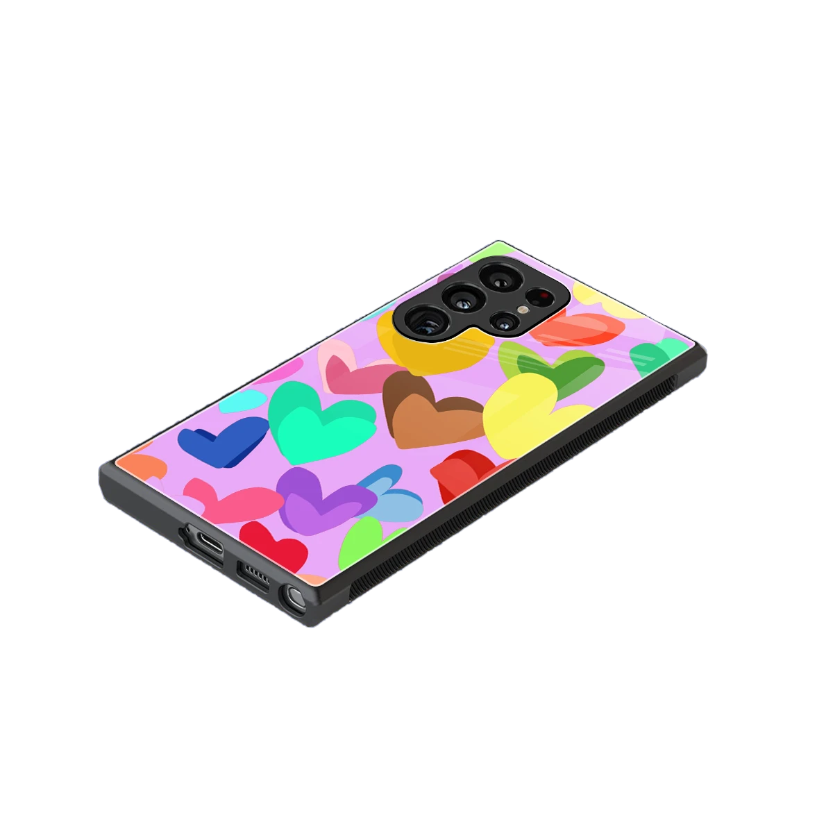 Love Spectrum stylish phone case for samsung galaxy s24 ultra | glossy glass and slim fit