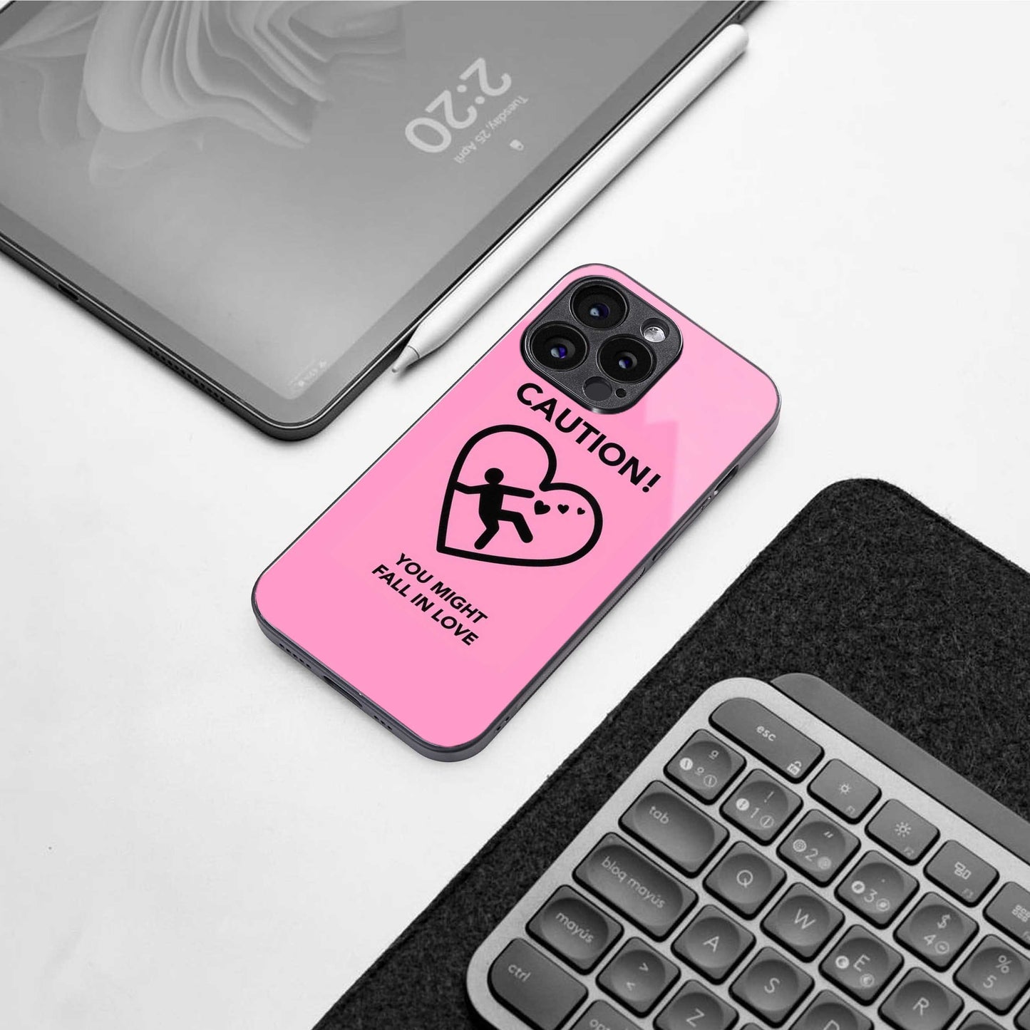 Love Ahead Phone Case for Iphone 16 | Glass Case