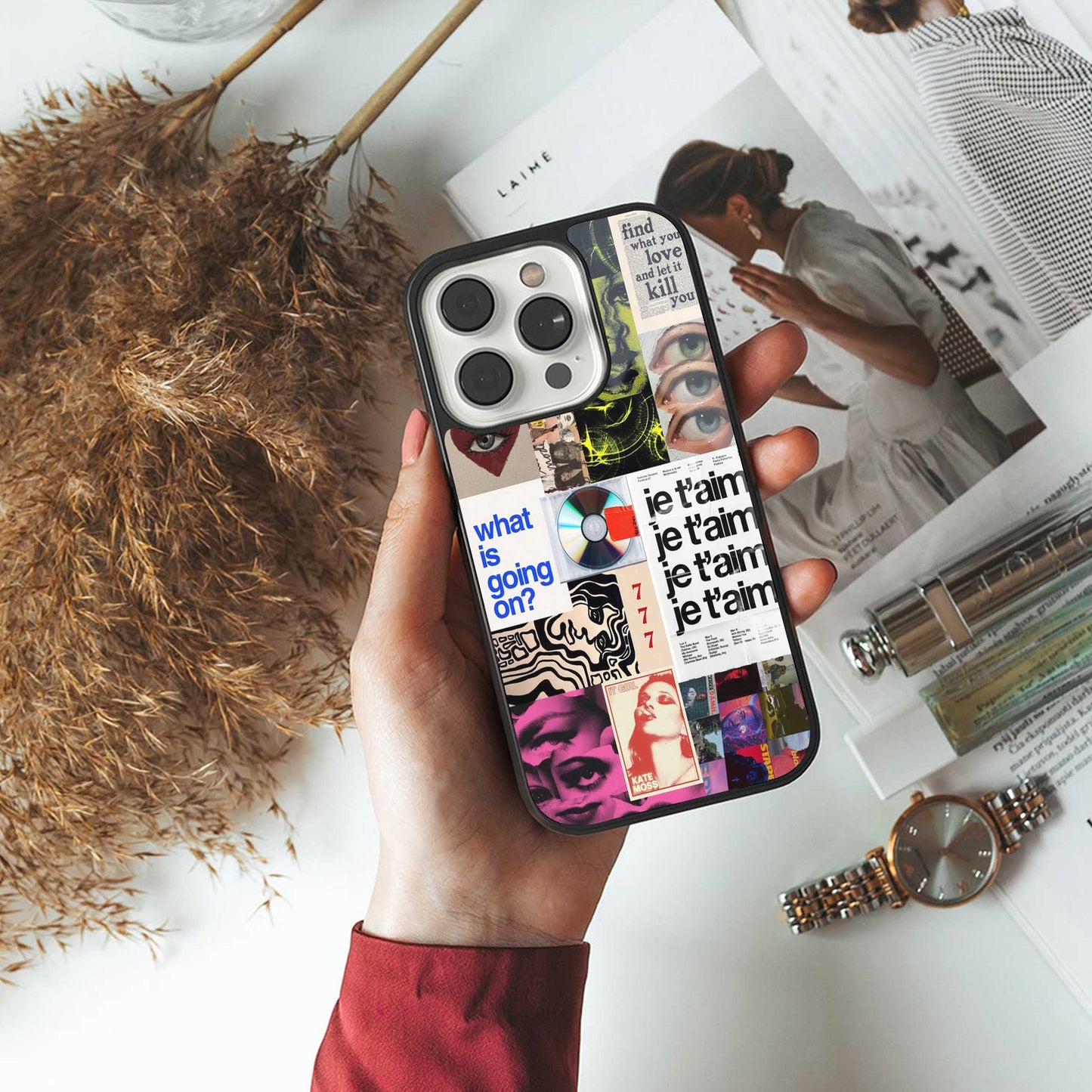 Love Chaos Phone Case for Iphone 16 | Glass Case