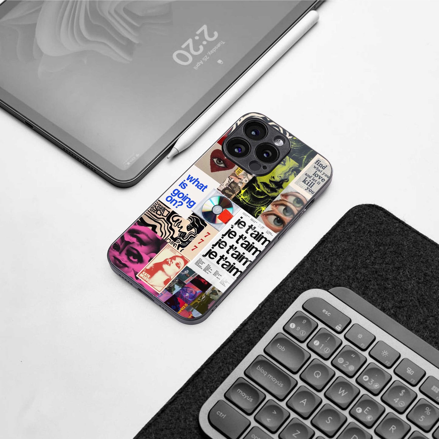 Love Chaos Phone Case for Iphone 16 | Glass Case