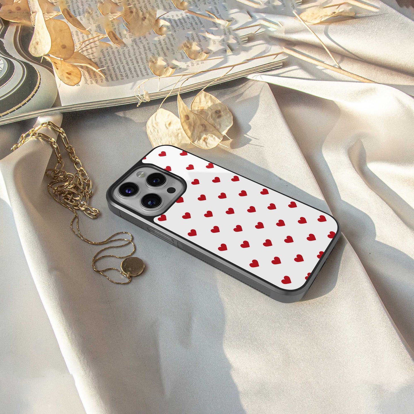 Love Patch Phone Case for Iphone 16 | Glass Case