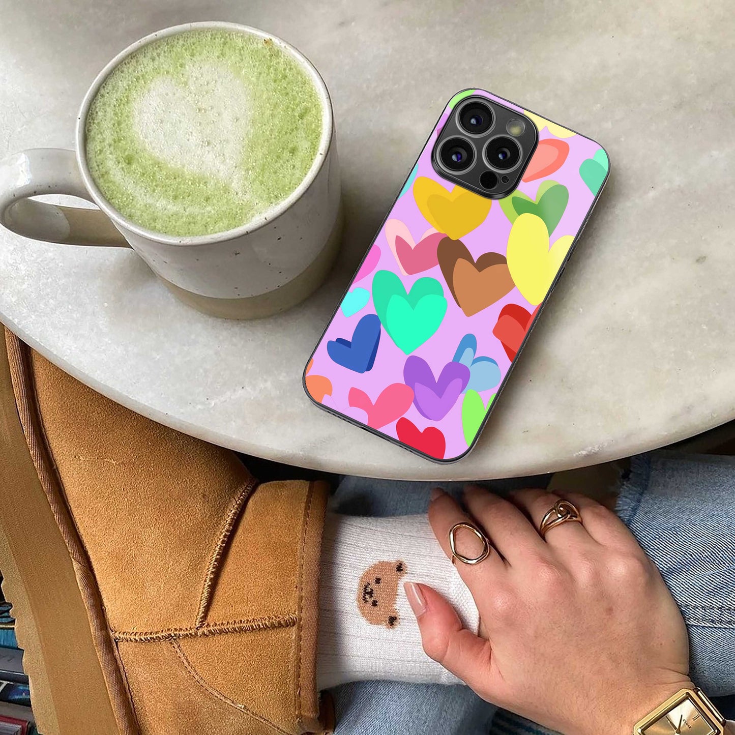 Love Spectrum Phone Case for Iphone 16 | Glass Case