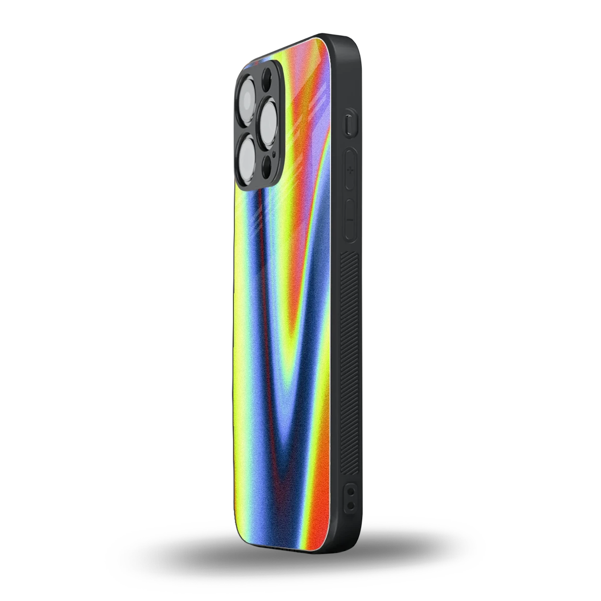 Luminous Aura iphone 15 pro max mobile cover | shockproof glass phone case