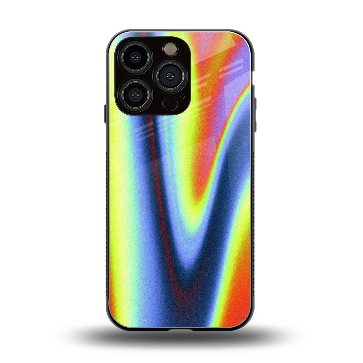 Luminous Aura back phone cover | glass case for iphone 16 pro