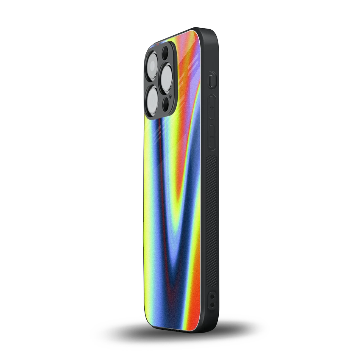 Luminous Aura iphone 16 pro mobile cover | shockproof glass phone case