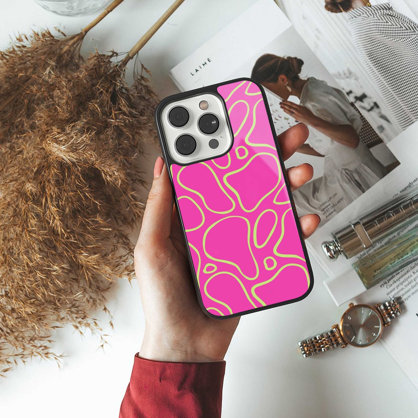 Lush Flow Phone Case for Iphone 16 | Glass Case
