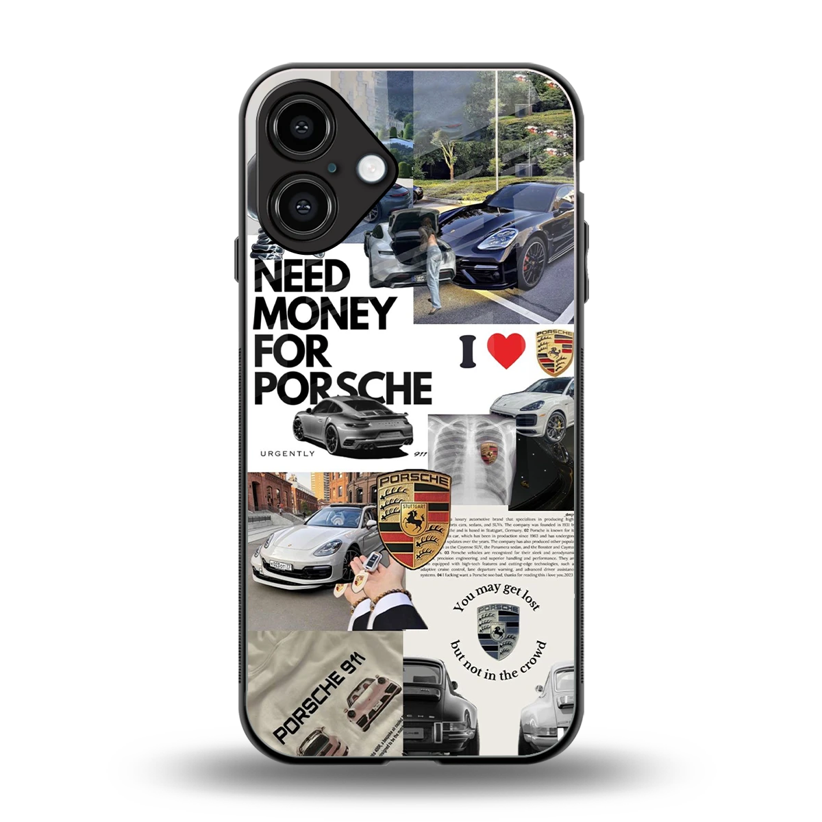 Luxe Dreams back phone cover | glass case for iphone 16 plus