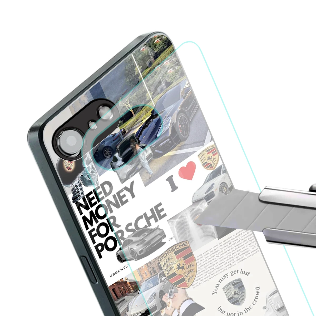 Luxe Dreams stylish phone case for iphone 16e | glossy glass and slim fit