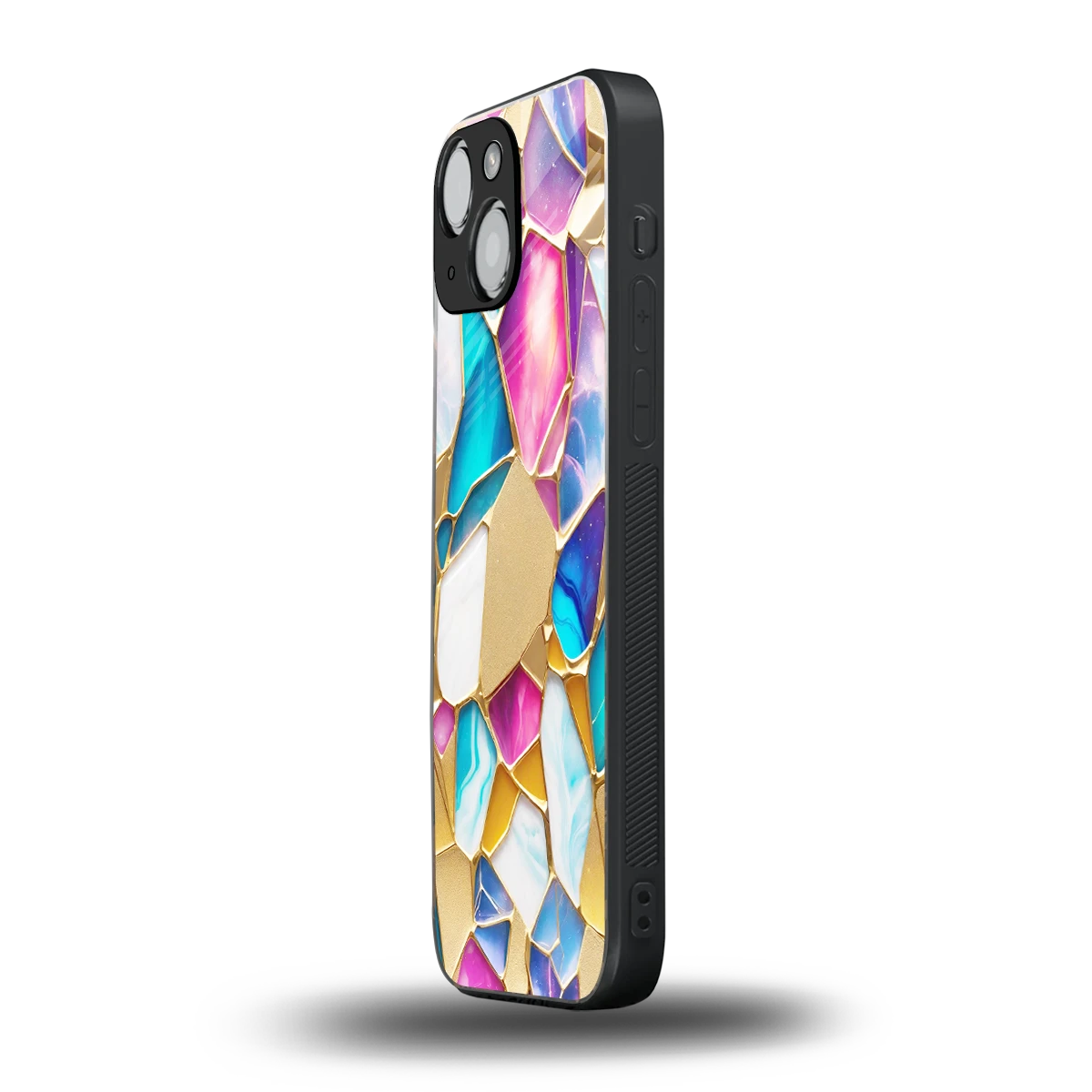 Luxe Spectrum iphone 13 mini mobile cover | shockproof glass phone case