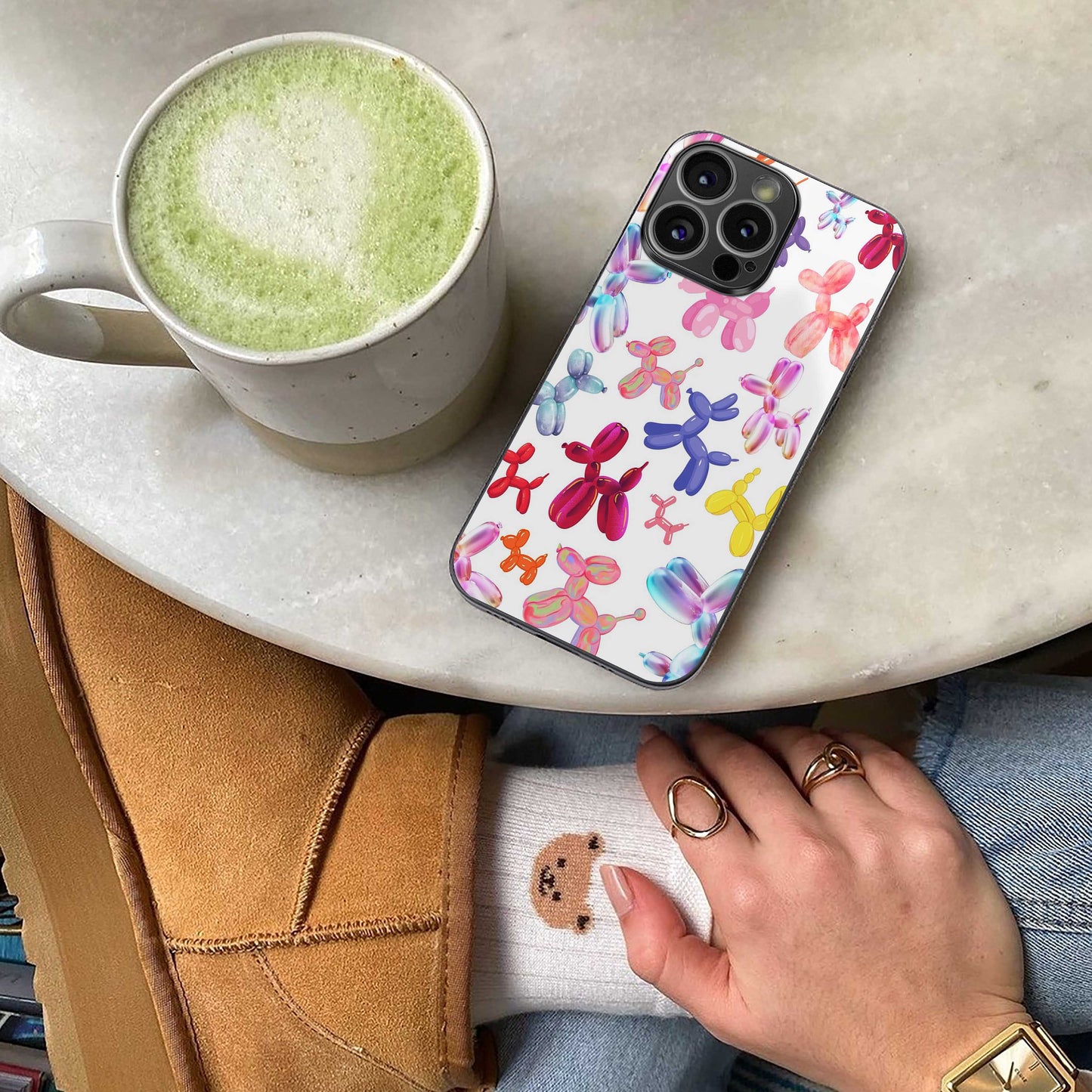 Magic Float Phone Case for Iphone 16 | Glass Case