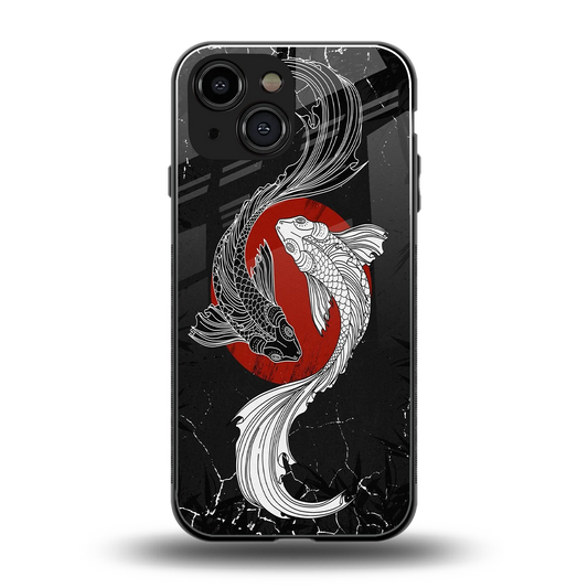 Majestic Marine back phone cover | glass case for iphone 13 mini