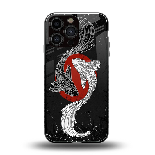 Majestic Marine back phone cover | glass case for iphone 14 pro max