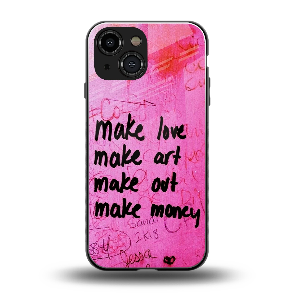 Make Magic back phone cover | glass case for iphone 13 mini