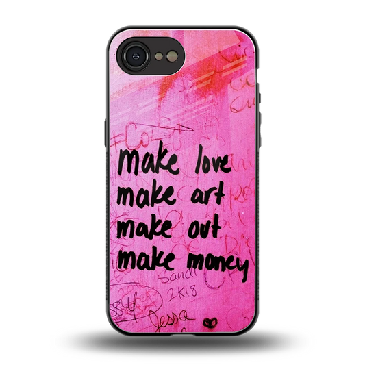 Make Magic back phone cover | glass case for iphone 16e