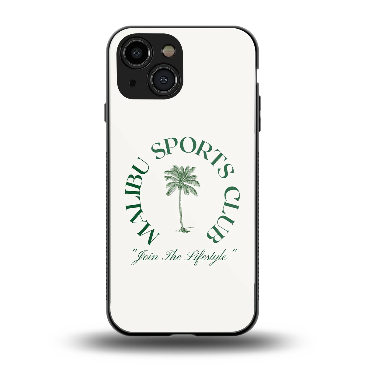 Malibu Sports Club back phone cover | glass case for iphone 13 mini
