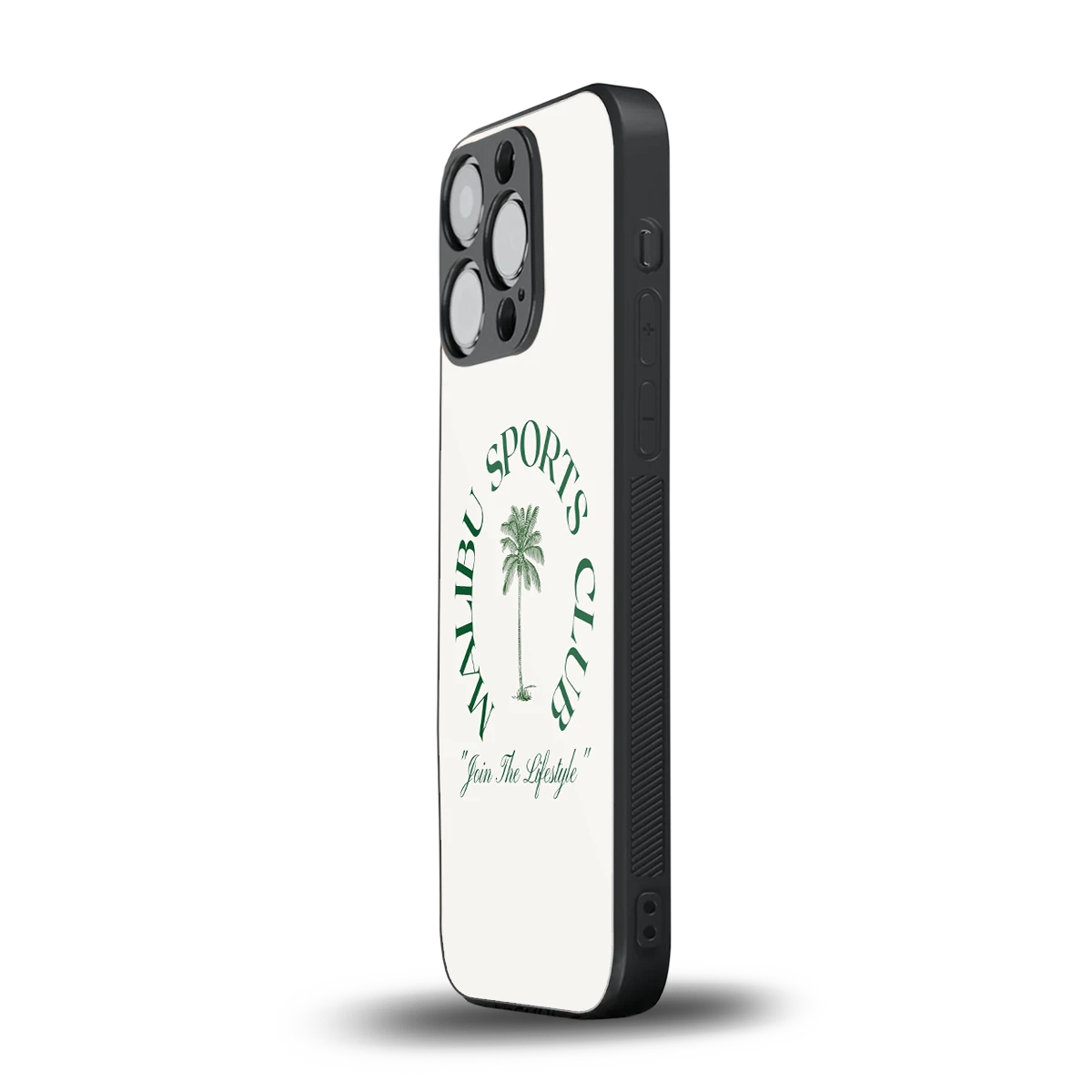Malibu Sports Club iphone 16 pro mobile cover | shockproof glass phone case