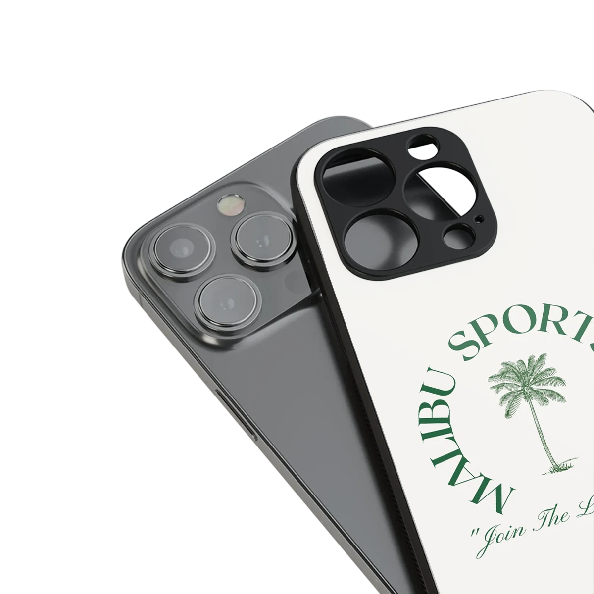 Malibu Sports Club stylish phone case for iphone 13 pro | glossy glass and slim fit