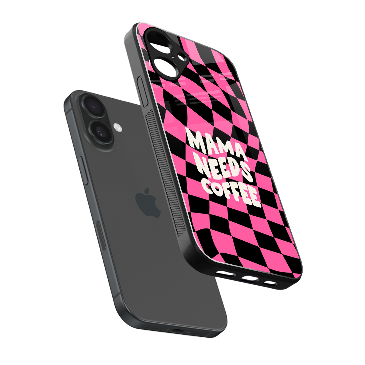 Mama Needs Coffee Phone Case for Iphone 16 | Glass Case