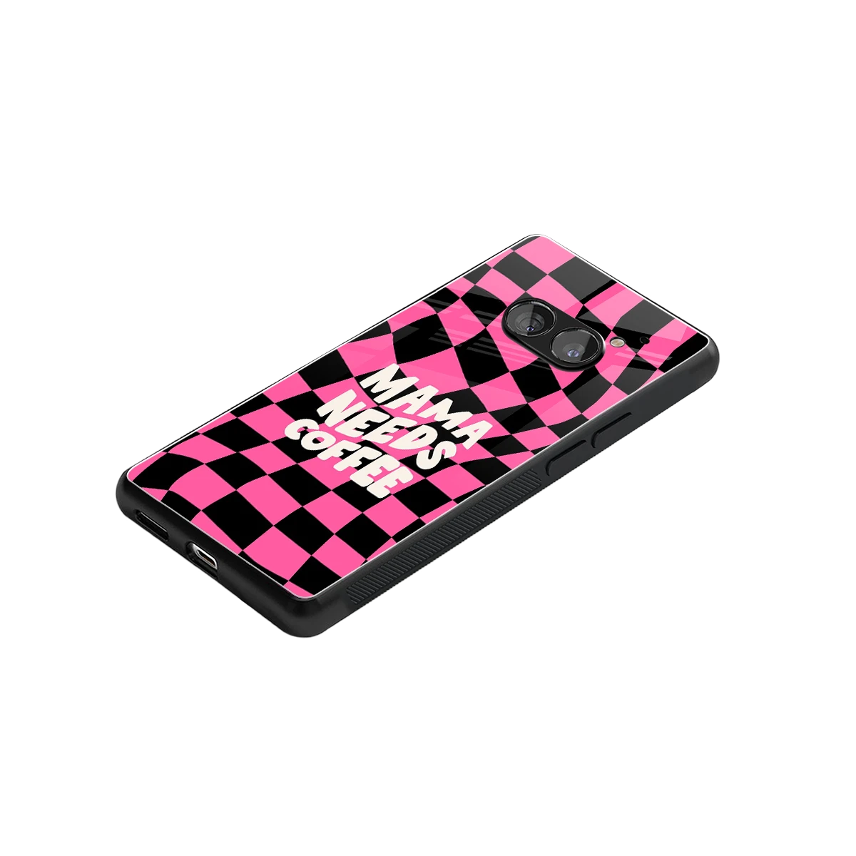 Mama Needs Coffee stylish phone case for nothing phone 2a | glossy glass and slim fit