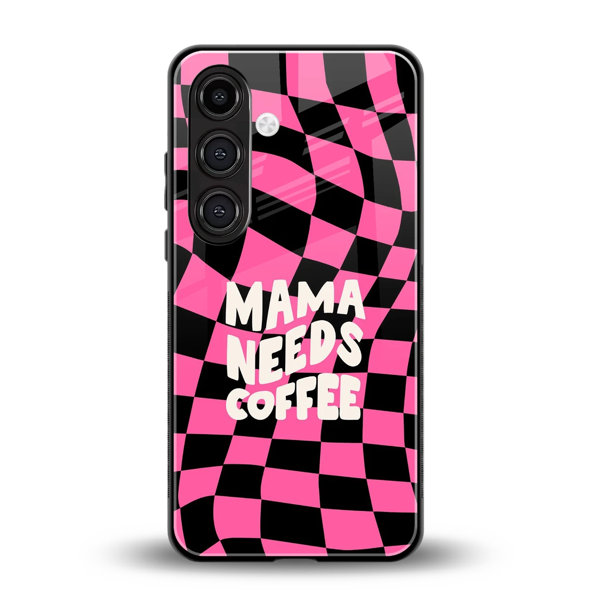 Mama Needs Coffee back phone cover | glass case for samsung galaxy s24
