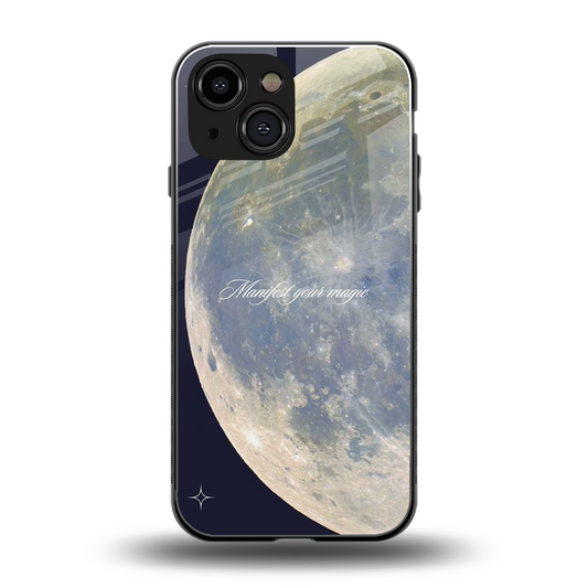 Manifest Glow back phone cover | glass case for iphone 13 mini