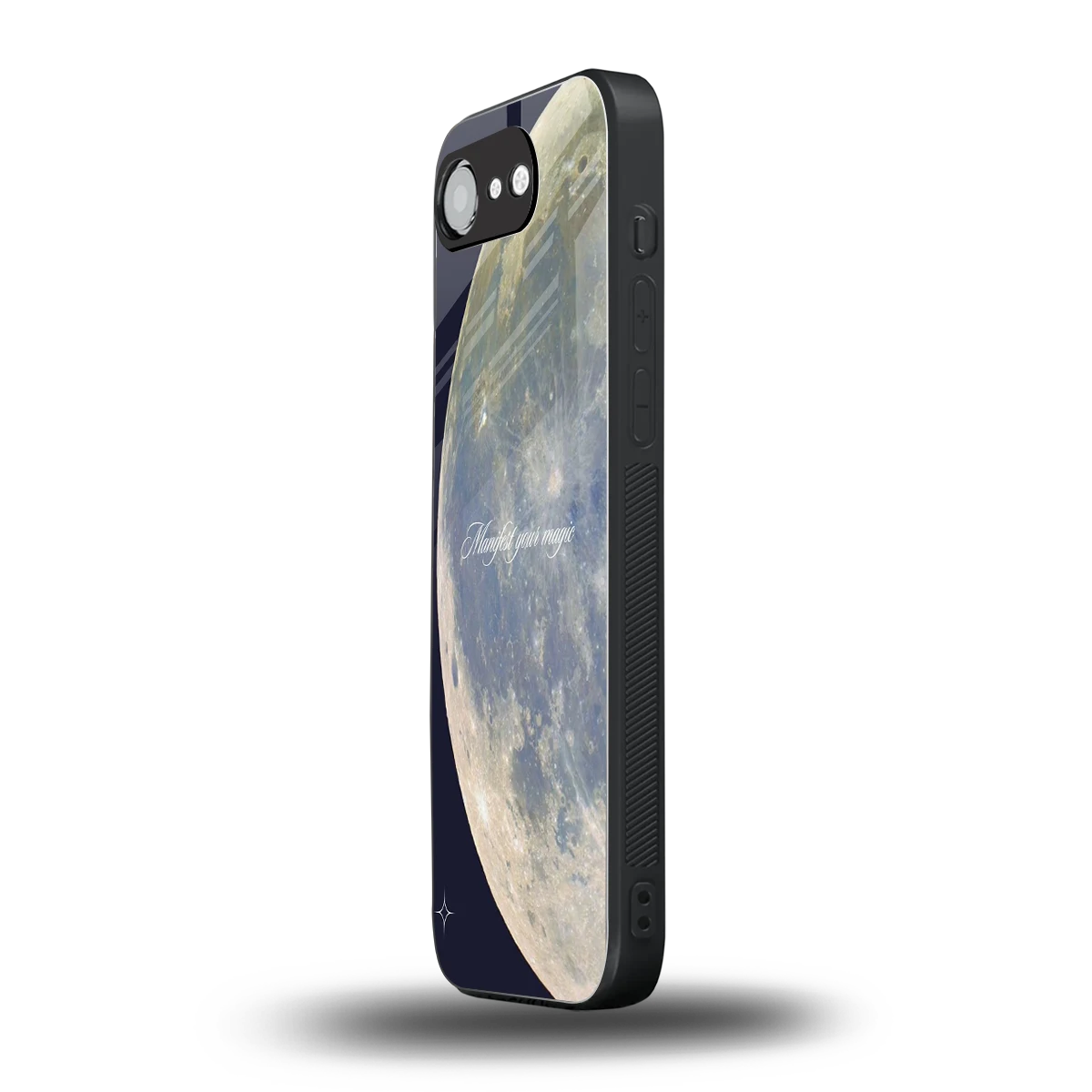 Manifest Glow iphone 16e mobile cover | shockproof glass phone case