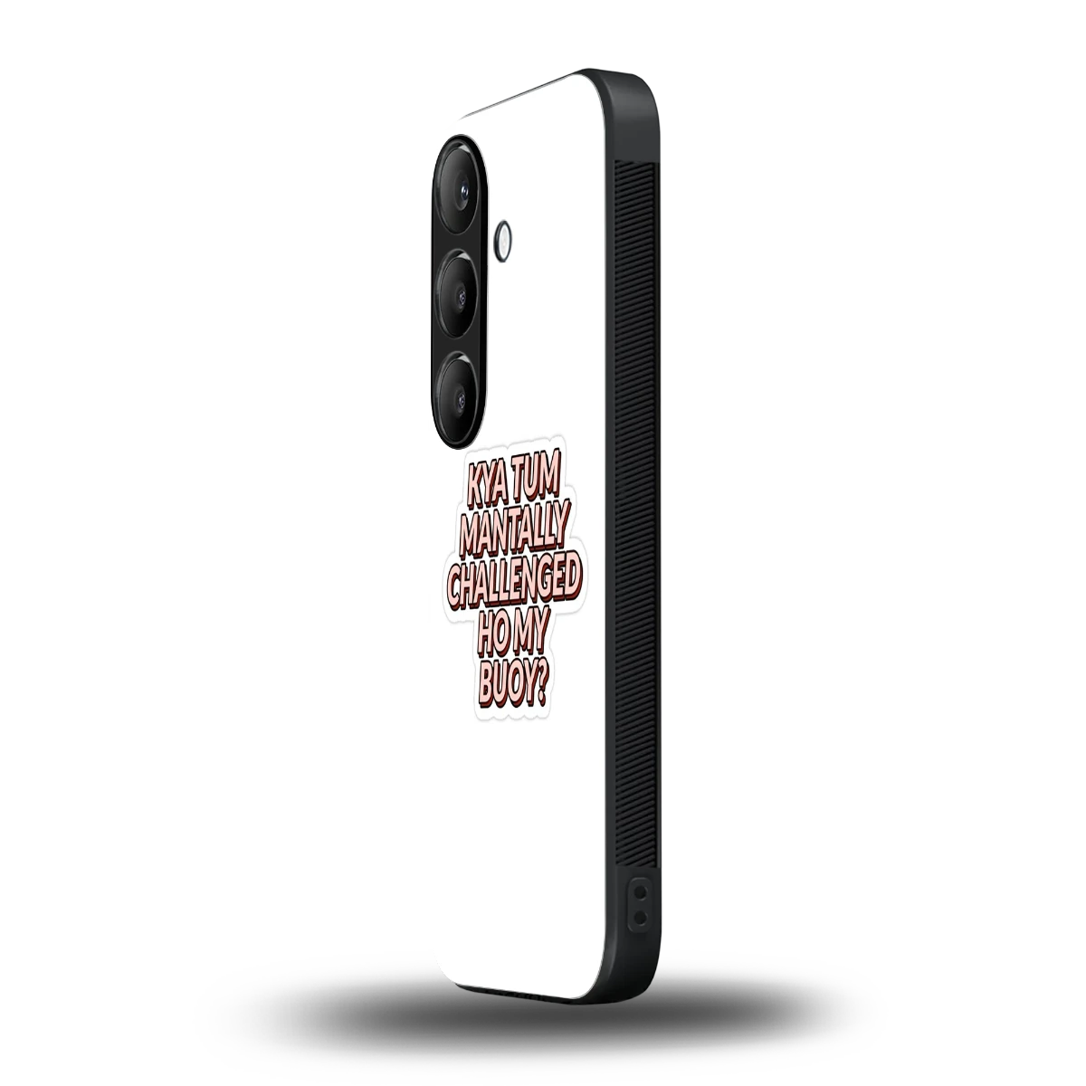 Mantally Challenged samsung galaxy s24 mobile cover | shockproof glass phone case