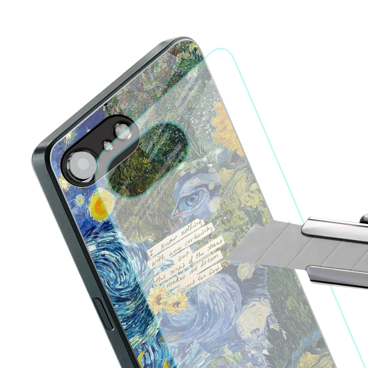 Masterpiece stylish phone case for iphone 16e | glossy glass and slim fit