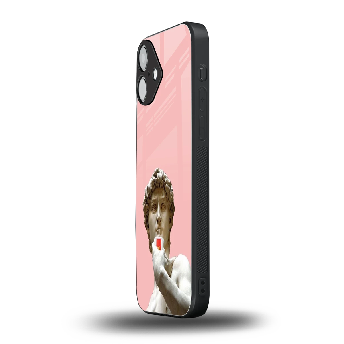Mc David iphone 16 plus mobile cover | shockproof glass phone case