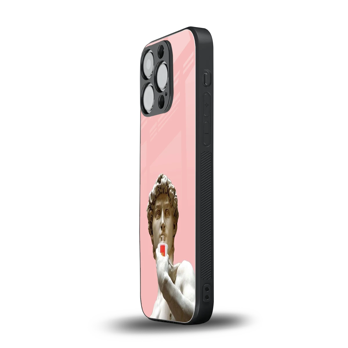 Mc David iphone 16 pro mobile cover | shockproof glass phone case