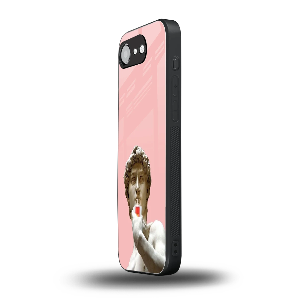 Mc David iphone 16e mobile cover | shockproof glass phone case