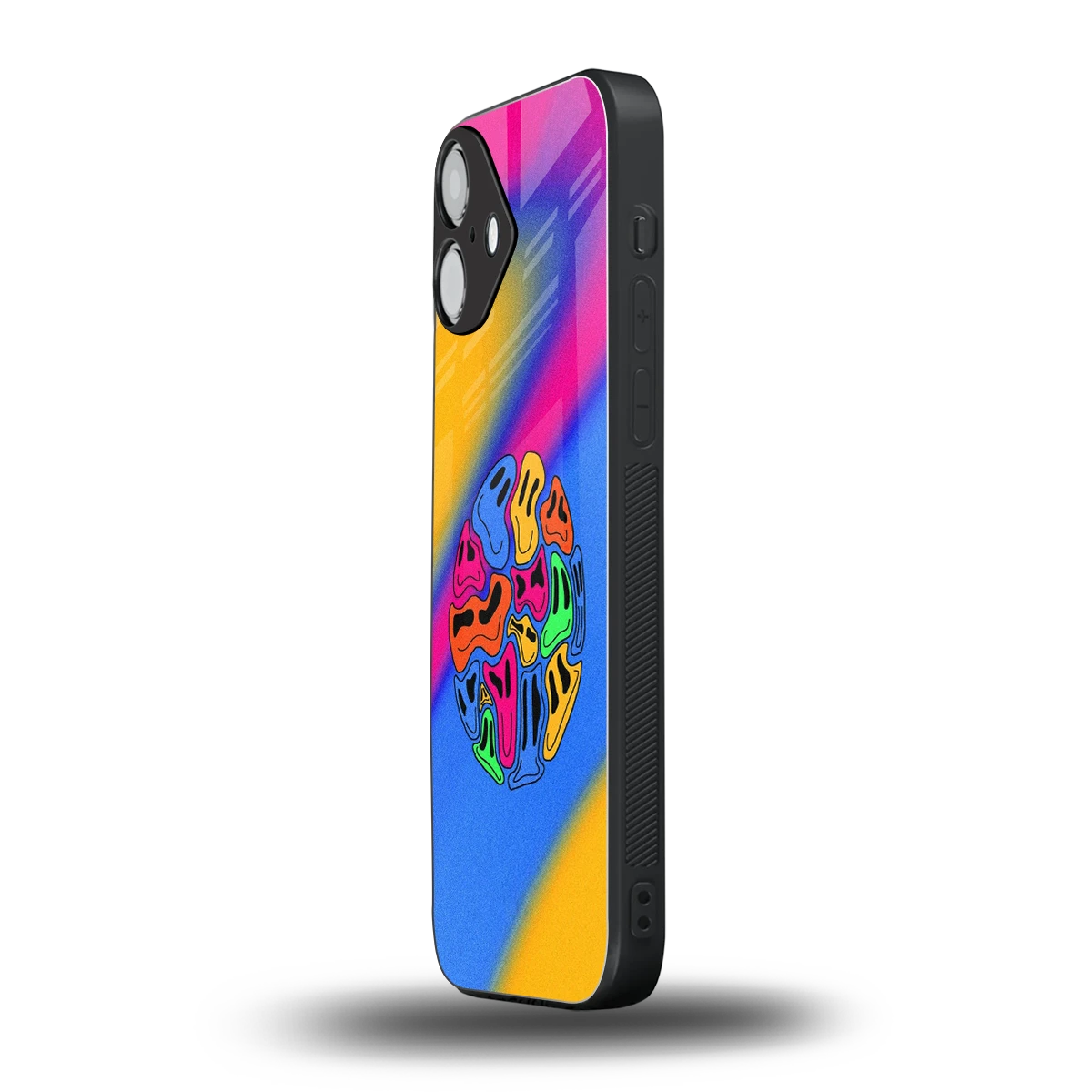Melted Joy iphone 16 plus mobile cover | shockproof glass phone case
