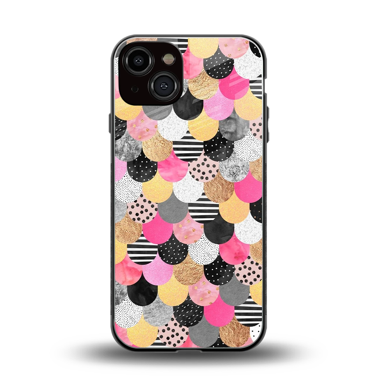 Mermaid Glow back phone cover | glass case for iphone 13