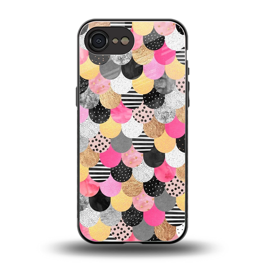 Mermaid Glow back phone cover | glass case for iphone 16e